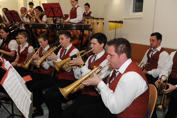 Musiker des Vereins während dem Konzert